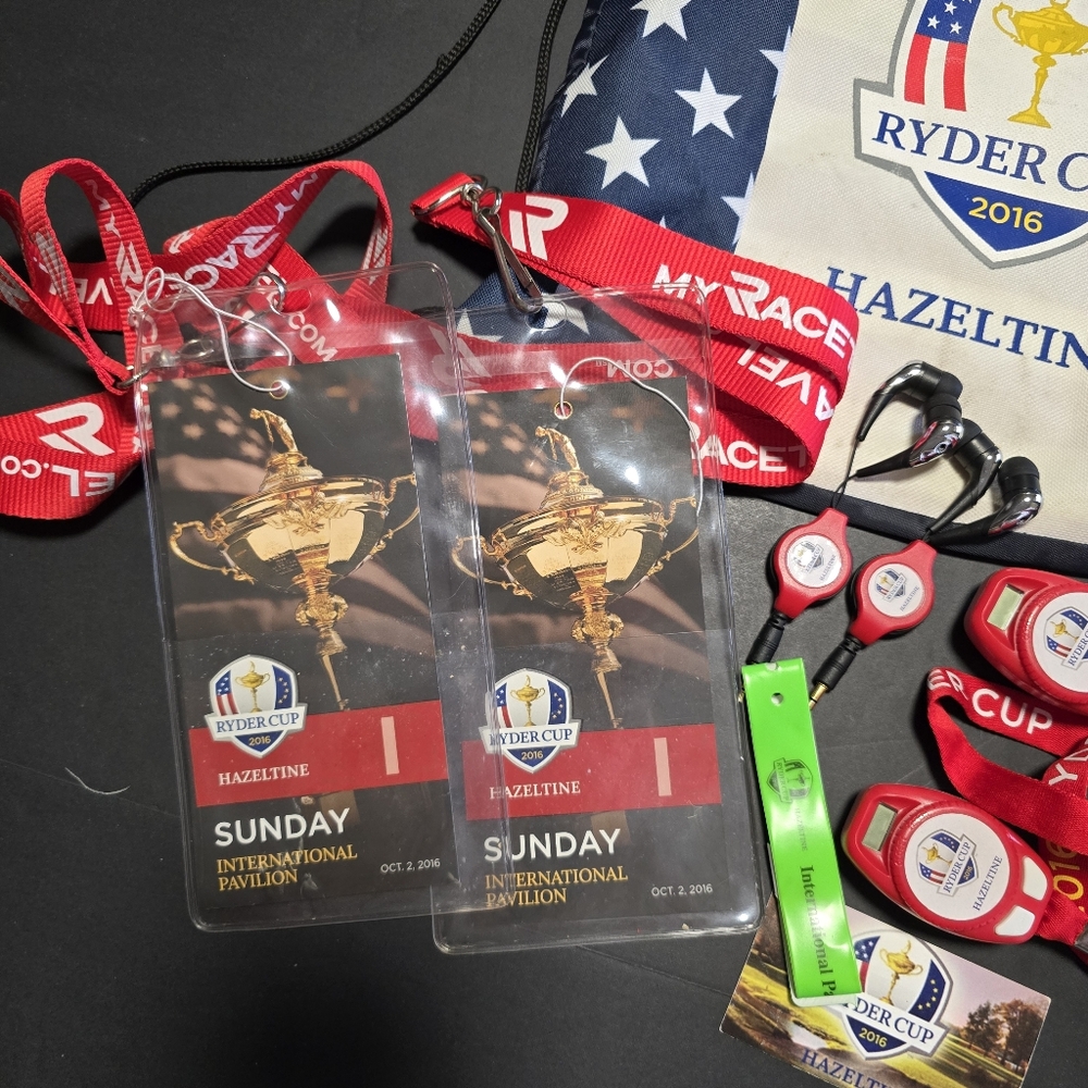 Ryder Cup Hazeltine 2016 Backpack Unisex One Size Drawstring USA - Picture 3 of 15